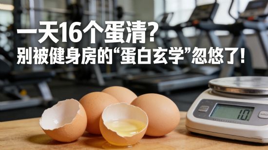 一天16个蛋清？别被健身房的“蛋白玄学”忽悠了！
