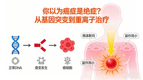 你以为癌症是绝症？从基因突变到重离子治疗