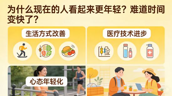 为什么现在的人看起来更年轻？难道时间变快了？